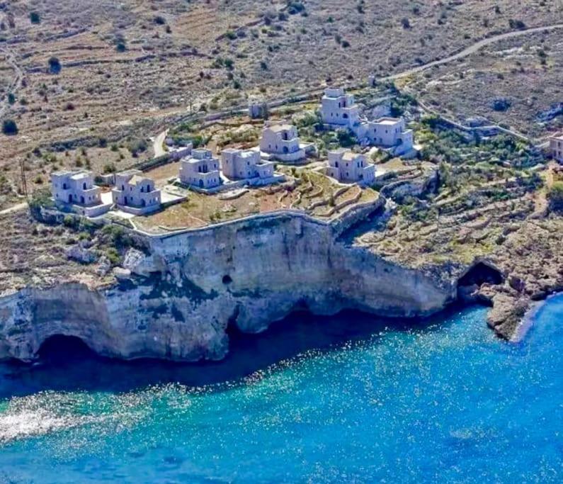 Cozy Cliff Tower W/ Breathtaking Sea Views Villa Agios Georgios Minas Exterior foto